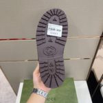 Gucci Men's GG Supreme Slide Sandal Blue And Green For Men ‎624879