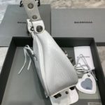 Balenciaga Le Cagole XS Shoulder Bag In White, For Women, Women's Bags 13in/33cm
