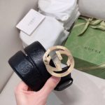 Gucci GG Marmont Reversible Belt Black, Women Belt