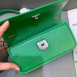 Balenciaga Gossip Small On Chain Shoulder Bag Green, For Women, Women's Bags 7.4in/19cm