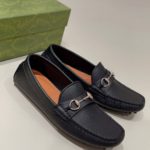 Gucci Men's Horsebit Driver Black For Men ‎674254 UDU00 1000