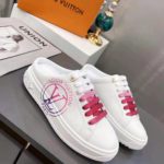 Louis Vuitton Women's Time Out Open-Back Sneaker Fuchsia Pink For Women LV 1AA1CD