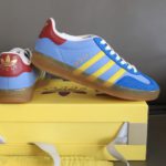 Gucci x Adidas Men's Gazelle Sneaker Light Blue For Men ‎‎‎‎707848 9STU0 4860