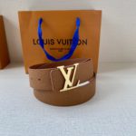 Louis Vuitton Iconic Reversible LV Belt Brown LV Women Belt