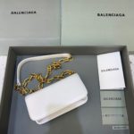 Balenciaga Gossip Small On Chain Shoulder Bag White, For Women, Women's Bags 7.4in/19cm