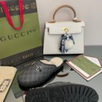 Gucci Men's GG Slipper With Horsebit Black For Men GG Shoes 694249