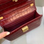 Balenciaga Gossip Small On Chain Shoulder Bag Dark Red, For Women, Women's Bags 7.4in/19cm