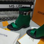 Louis Vuitton Women's Moonlight Ankle Boot Green For Women LV 1AA0IT