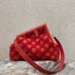 Fendi First Medium Red Bag For Woman 32.5cm/13in