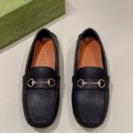 Gucci Men's Horsebit Driver Black For Men ‎674254 UDU00 1000