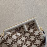 Fendi First Medium Gray Bag For Woman 32.5cm/13in
