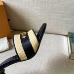 Louis Vuitton Women's Lock It Mule Black For Women LV 3.7in/9.5cm