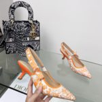 Christian Dior Women's J'Adior Slingback Pump Orange For Women CD 2.5in/6.5 cm