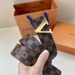Louis Vuitton Iconic Reversible LV Belt Brown LV Women Belt