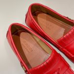 Gucci Men's Loafer With Driver Interlocking G Red For Men 624699