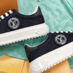 Louis Vuitton Women's Time Out Sneaker Blue For Women LV 1AADMG