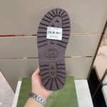 Gucci Men's GG Supreme Slide Sandal Blue And Beige For Men ‎624879