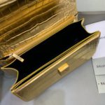 Balenciaga Gossip Small Shoulder Bag Gold, For Women, Women's Bags 9.1in/23cm