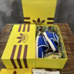 Gucci x Adidas Men's Sandal With Platform And GG Blue For Men 702412 UU010 4160
