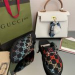 Gucci Men's GG Slipper With Horsebit Black For Men GG Shoes 694249