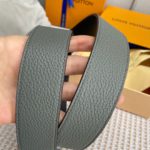 Louis Vuitton Iconic Reversible LV Belt Grey LV Women Belt
