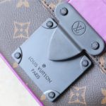 Louis Vuitton S-Lock Sling Monogram Macassar Purple For Men, Men's Bags, Crossbody Bags 8.3in/21cm LV M46245