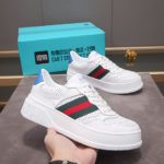 Gucci Men's Sneaker With Web White For Men ‎669698 UPG10 9060