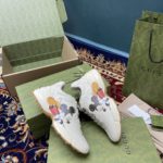 Gucci x Disney Women's Rhyton Sneaker With Mickey Mouse White Ivory For Women 602049 DRW00 9522