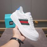 Gucci Men's Sneaker With Web White For Men ‎669698 UPG10 9060