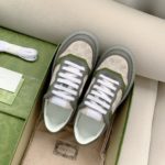 Gucci Men's GG Sneaker Green And Gray Supreme For Men 700641 UPG90 1282