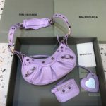 Balenciaga Le Cagole XS Shoulder Bag In Light Purple, For Women, Women's Bags 10.2in/26cm 67130923EBY5306