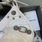 Balenciaga Le Cagole XS Shoulder Bag In White, For Women, Women's Bags 13in/33cm 700940210BK9104