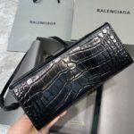 Balenciaga Hourglass Small Handbag In Black, For Women, Women's Bags 9in/23cm