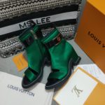 Louis Vuitton Women's Moonlight Ankle Boot Green For Women LV 1AA0IT