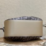 Fendi Pomodorino Brown FF Fabric Mini Bag For Woman 17cm/6.5in 8BS059AHWVF1GE3