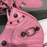 Balenciaga Le Cagole XS Shoulder Bag In Light Pink, For Women, Women's Bags 10.2in/26cm 6713091VG9Y5906