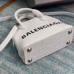 Balenciaga Ville Mini Handbag In White, For Women, Women's Bags 7in/18cm