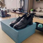 Prada Patent Loafers Black For Women 1.8in/45mm PRD 1D763M_069_F0002_F_045