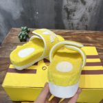 Gucci x Adidas Men's Sandal With Platform And GG Yellow For Men 702398 UU010 7171