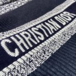 Dior Oblique University Reversible Scarf Blue 79in/200cm