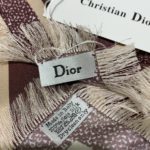 Dior Oblique 90 Square Scarf Brown 35in/90cm
