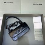 Balenciaga Gossip Small On Chain Shoulder Bag Black, For Women, Women's Bags 7.4in/19cm