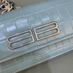 Balenciaga Gossip Small On Chain Shoulder Bag Blue, For Women, Women's Bags 7.4in/19cm