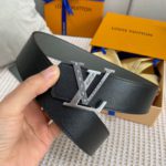 Louis Vuitton Iconic Reversible LV Belt Grey LV Women Belt
