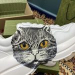 Gucci Rhyton Sneaker With Mystic Cat White Ivory For Men 583337 DRW00 9014