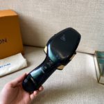 Louis Vuitton Women's Lock It Mule Black For Women LV 2.2in/5.5cm