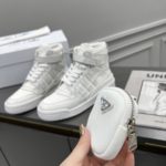 Prada Adidas For Prada Re-Nylon Forum High Top Sneakers White For Women 1.6in/40mm PRD 2TG193_3LJX_F01CD
