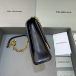 Balenciaga Hourglass Wallet On Chain in Black, For Women, Women's Bags 9in/23cm