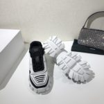 Prada Cloudbust Thunder Sneakers White/Black For Women 2.4in/60mm PRD