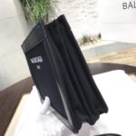 Balenciaga Satin Crossbody Shoulder Bag In Black, For Women, Women's Bags 10.2in/26cm